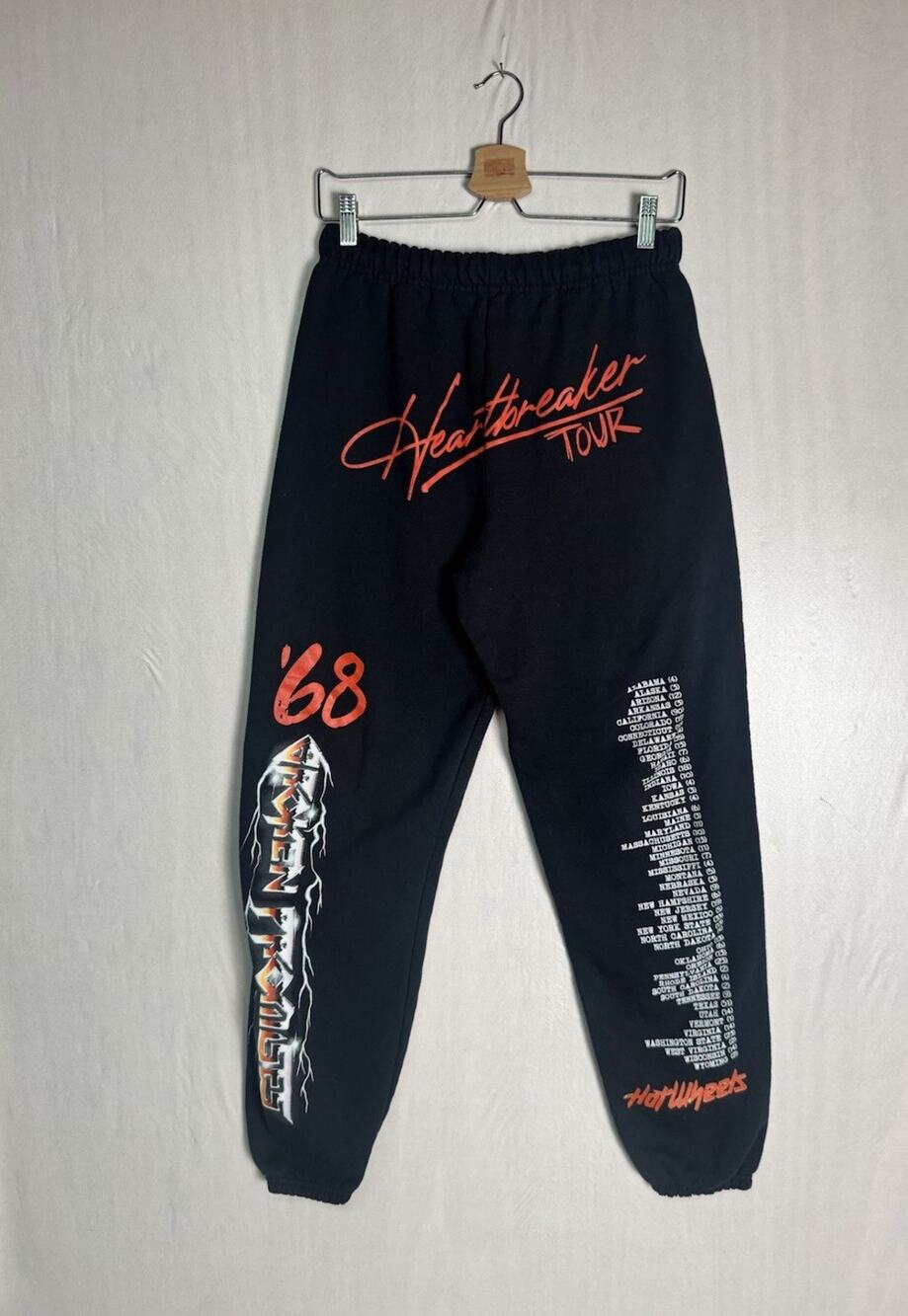 Broken Promises Hot Wheels Heartbreaker Tour ’68 Joggers Graphic Sweatpants Sz M